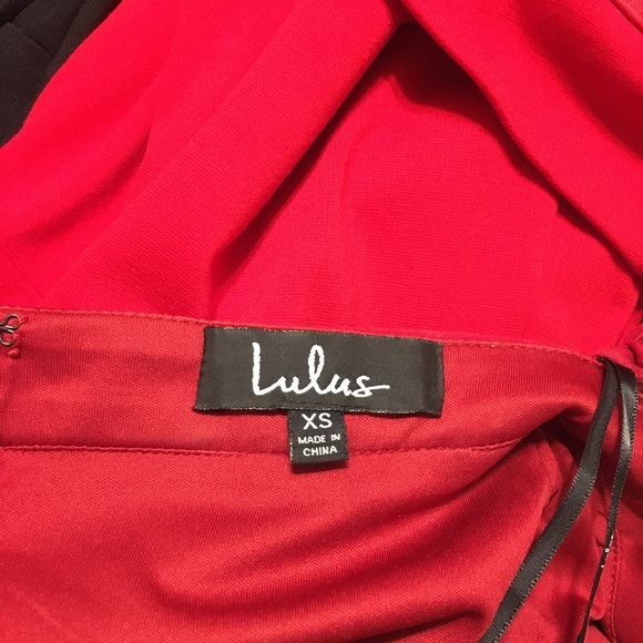 Red Lulus Prom Dress - Picture 2 of 3